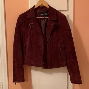 Suede Moto Jacket
